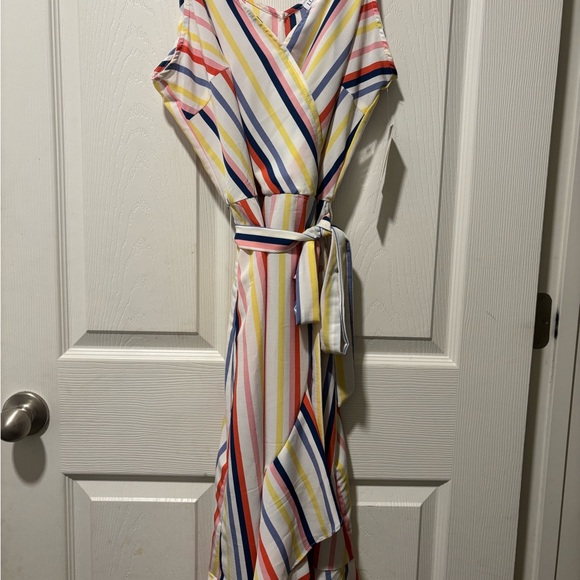 Luxology Multicolor Striped Dress * Spaghetti Strap* - Picture 3 of 5